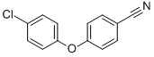 structure of CAS# 74448-92-3, 4-(4-Chlorophenoxy)Benzonitrile;4-CHLORO-4'-CYANODIPHENYL ETHER;4-(4-CHLOROPHENOXY)BENZONITRILE