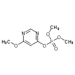 CAS#: 74460-04-1， 6-Methoxy-4-pyrimidinyl dimethyl phosphate