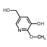 CAS#: 744993-03-1， 5-(Hydroxymethyl)-2-methoxy-3-pyridinol