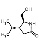 CAS#: 745014-14-6， (4R,5S)-5-(Hydroxymethyl)-4-isopropyl-2-pyrrolidinone