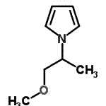 structure of CAS# 745026-94-2, 1-(1-Methoxy-2-propanyl)-1H-pyrrole;1-(1-methoxypropan-2-yl)-1H-pyrrole