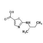 CAS#: 745077-98-9， 2-[(2S)-2-Butanylamino]-1,3-thiazole-5-carboxylic acid