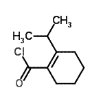 CAS#: 74517-12-7， 2-Isopropyl-1-cyclohexene-1-carbonyl chloride