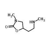 CAS#: 745723-76-6， 3-Methyl-5-[2-(methylamino)ethyl]-1,3-oxazolidin-2-one