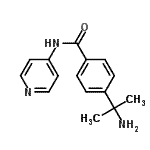 CAS#: 745770-80-3， 4-(2-Amino-2-propanyl)-N-(4-pyridinyl)benzamide