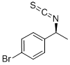 结构式 CAS# 745784-02-5, (S)-(-)-1-(4-溴苯基)乙基异硫氰酸酯