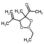 CAS#: 74646-09-6， 1-(2-Ethyl-5-isopropenyl-4-methyl-1,3,2-dioxaborolan-4-yl)ethanone