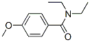 structure of CAS# 7465-86-3, N,N-Diethyl-4-Methoxy-Benzamide;N,N-Diethyl-4-Methoxy-Benzamide;Nsc27695;St042571
