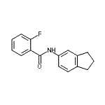 CAS#: 746614-43-7， N-(2,3-Dihydro-1H-inden-5-yl)-2-fluorobenzamide