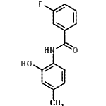 CAS#: 746615-81-6， 3-Fluoro-N-(2-hydroxy-4-methylphenyl)benzamide
