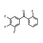 structure of CAS# 746651-93-4, (2-Fluorophenyl)(3,4,5-trifluorophenyl)methanone;2,3',4',5'-tetrafluorobenzophenone