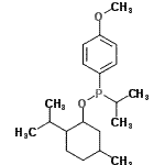CAS#: 74685-37-3， 2-Isopropyl-5-methylcyclohexyl isopropyl(4-methoxyphenyl)phosphinite