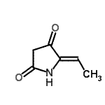 CAS#: 74730-44-2， (5Z)-5-Ethylidene-2,4-pyrrolidinedione