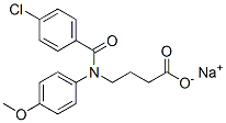 CAS#: 74755-21-8， Sodium 4-[(4-Chlorobenzoyl)-(4-Methoxyphenyl)Amino]Butanoate