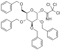 CAS#: 74808-09-6， 2,3,4,6-Tetra-O-Benzyl-alpha-D-glucopyranosyl trichloroacetimidate