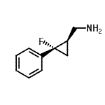CAS#: 748126-76-3， 1-[(1R,2S)-2-Fluoro-2-phenylcyclopropyl]methanamine