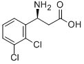 结构式 CAS# 748128-13-4, (S)-3-氨基-3-(2,3-二氯-苯基)-丙酸
