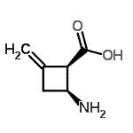 CAS#: 748129-30-8， (1R,2S)-2-Amino-4-methylenecyclobutanecarboxylic acid