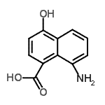 CAS#: 748131-07-9， 8-Amino-4-hydroxy-1-naphthoic acid