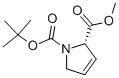 structure of CAS# 74844-93-2, (2S)-2,5-Dihydro-1H-Pyrrole-1,2-Dicarboxylic Acid 1-(1,1-Dimethylethyl) 2-Methyl Ester;(S)-2,5-Dihydro-Pyrrole-1,2-Dicarboxylic Acid 1-Tert-Butyl Ester 2-Methyl Ester;1-Tert-Butyl 2-Methyl 2,5-Dihydro-1H-Pyrrole-1,2-Dicarboxylate;METHYL N-BOC-L-PROLINE-3-ENE
