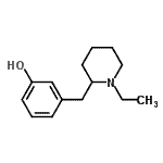 CAS#: 748730-41-8， 3-[(1-Ethyl-2-piperidinyl)methyl]phenol
