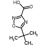 CAS#: 748743-73-9， 5-(2-Methyl-2-propanyl)-1,2,4-oxadiazole-3-carboxylic acid