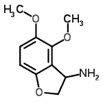 CAS#: 748752-43-4， 4,5-Dimethoxy-2,3-dihydro-1-benzofuran-3-amine