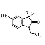 CAS#: 748808-09-5， 5-Amino-1-ethyl-3,3-difluoro-1,3-dihydro-2H-indol-2-one