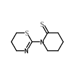 CAS#: 74881-83-7， 1-(5,6-Dihydro-4H-1,3-thiazin-2-yl)-2-piperidinethione