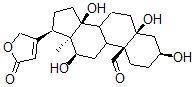 CAS#: 749-72-4， 3beta,5,12beta,14-Tetrahydroxy-19-Oxo-5beta-Card-20(22)-Enolide
