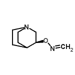 CAS#: 749183-02-6， Formaldehyde O-[(3S)-1-azabicyclo[2.2.2]oct-3-yl]oxime
