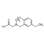 CAS#: 749184-31-4， N-(5-Ethyl-2-hydroxybenzyl)-N-methylglycine