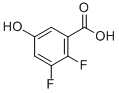 structure of CAS# 749230-51-1, 2,3-Difluoro-5-Hydroxybenzoic Acid;2,3-DIFLUORO-5-HYDROXYBENZOIC ACID