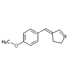 CAS#: 749254-91-9， (4E)-4-(4-Methoxybenzylidene)-3,4-dihydro-2H-pyrrole