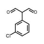 结构式 CAS# 74963-16-9, (3-氯苯基)丙二醛