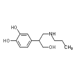 CAS#: 749787-37-9， 4-[1-Hydroxy-3-(propylamino)-2-propanyl]-1,2-benzenediol