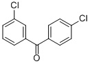 结构式 CAS# 7498-66-0, 3,4'-二氯二苯甲酮