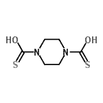 CAS#: 749815-45-0， 1,4-Piperazinedicarbothioic S-acid
