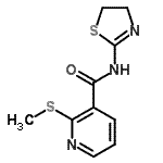 CAS#: 749887-79-4， N-(4,5-Dihydro-1,3-thiazol-2-yl)-2-(methylsulfanyl)nicotinamide