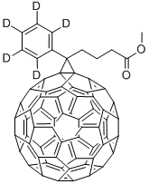 CAS#: 749898-80-4， 3'-(phenyl-2,3,4,5,6-d5)-3'H-Cyclopropa[1,9][5,6]fullerene-C60-Ih-3'-butanoic Acid methyl ester