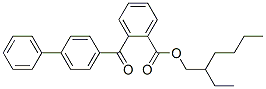 CAS 登录号:75005-95-7, 2-乙基己基2-(4-苯基苯甲酰基)苯甲酸酯