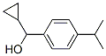 structure of CAS# 75024-29-2, Cyclopropyl-(4-Propan-2-Ylphenyl)Methanol;Cyclopropyl-(4-Isopropylphenyl)Methanol;Alpha-Cyclopropyl-4-Isopropylbenzyl Alcohol