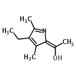 CAS#: 750511-61-6， (1E)-1-(4-Ethyl-3,5-dimethyl-2H-pyrrol-2-ylidene)ethanol