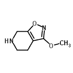 CAS#: 750524-77-7， 3-Methoxy-4,5,6,7-tetrahydro[1,2]oxazolo[5,4-c]pyridine