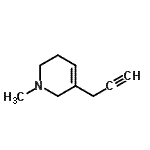 CAS#: 750540-68-2， 1-Methyl-5-(2-propyn-1-yl)-1,2,3,6-tetrahydropyridine