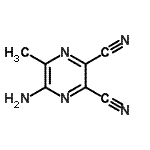 CAS#: 75063-64-8， 5-Amino-6-methyl-2,3-pyrazinedicarbonitrile