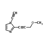CAS#: 750647-96-2， 1-Ethynyl-2-(3-methoxy-1-propyn-1-yl)-1H-imidazole