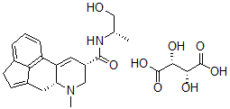 CAS#: 75088-32-3， (8alpha(S))-9,10-Didehydro-N-(2-Hydroxy-1-Methylethyl)-6-Methyl-Ergoline-8-Carboxamide (R-(R*,R*))-2,3-Dihydroxybutanedioate (1:1) (Salt)