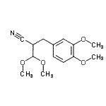 CAS#: 7520-73-2， 2-[(3,4-dimethoxyphenyl)methyl]-3,3-dimethoxy-propanenitrile