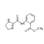 CAS#: 752148-55-3， Methyl 2-[(4,5-dihydro-1H-imidazol-2-ylcarbonyl)amino]benzoate